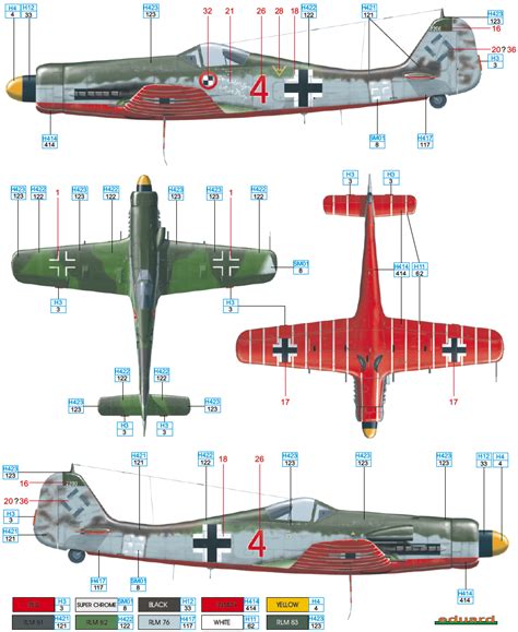 Here Is The Focke Wulf Fw D Jv Camouflage Color Profile