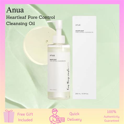 [anua] Heartleaf Pore Control Cleansing Oil Korean Facial Cleanser