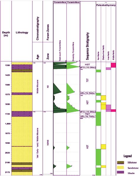 Foraminifera Counts And Sequence Stratigraphic Surfaces Download