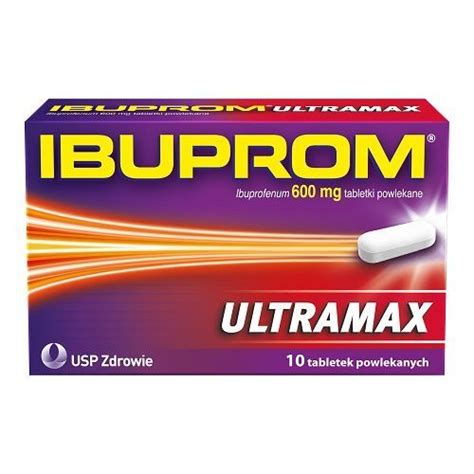 IBUPROM ULTRAMAX 600 Mg 10 Tabletek Cena Opinie Wskazania