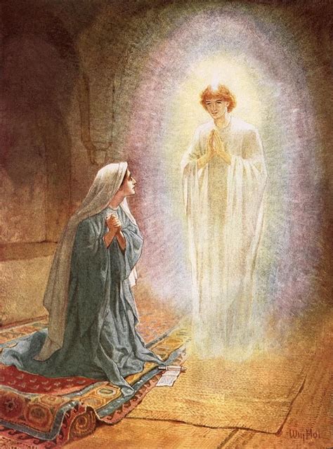 Annunciation By William Brassey Hole Blessed Mary Annunciation