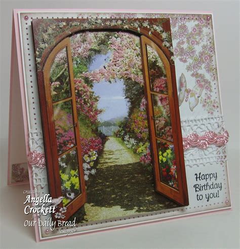 Card Making Flowers Spring Window Flower Soft Window Cards Paper