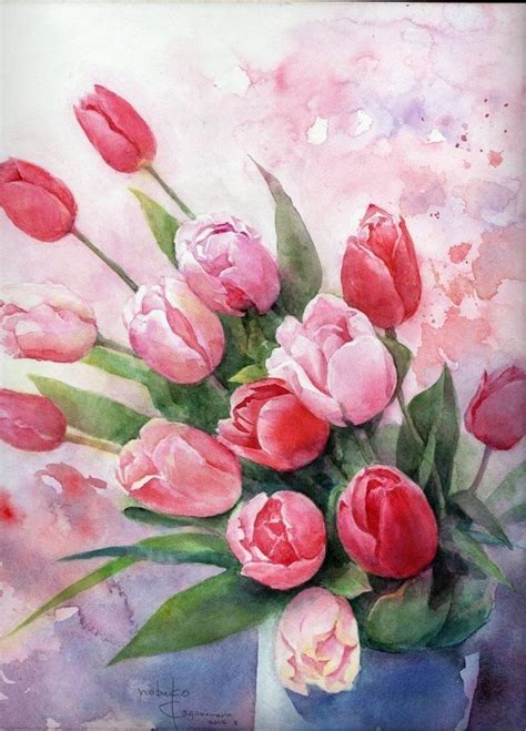 Pin By Dalete Crepaldi On Wallpapers Watercolor Flower Art Flower