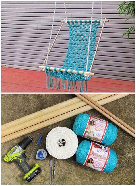 10 DIY Macrame Hammock Patterns: DIY Macrame Chair