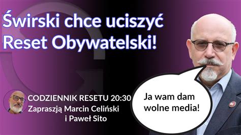 Pisowski Wirski Chce Uciszy Reset Obywatelski Youtube