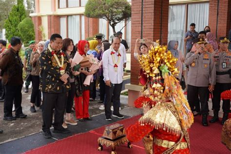 Kasdam II Swj Bersama Forkopimda Sumsel Sambut Kunker Kepala BNPT Dan