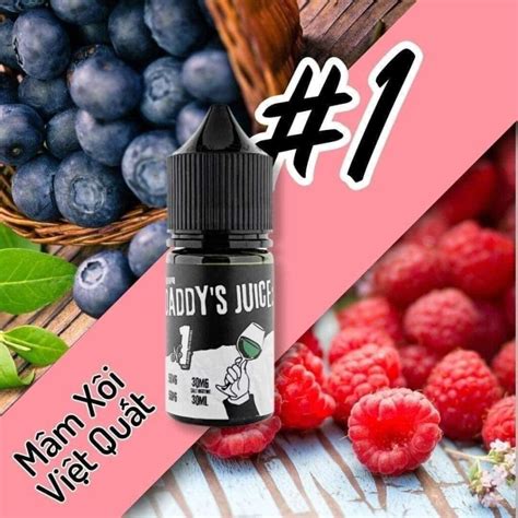 Tinh dầu Daddys Juice USA Salt nic 30ml 30MG 50MG Pod Vape Quy Nhơn