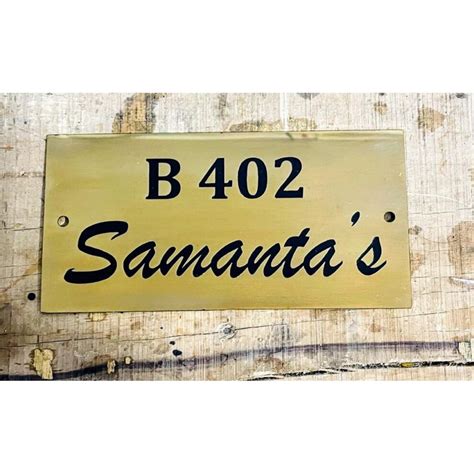 Stainless Steel 304 Engraved Name Plate Waterproof