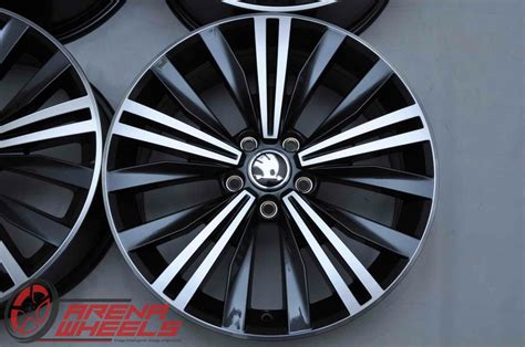 Jante Noi 18 Inch Originale Skoda Kodiaq Karoq Superb Octavia Yeti R18