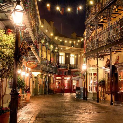 I Love New Orleans Square At Night Disneyland60 Disneyland By