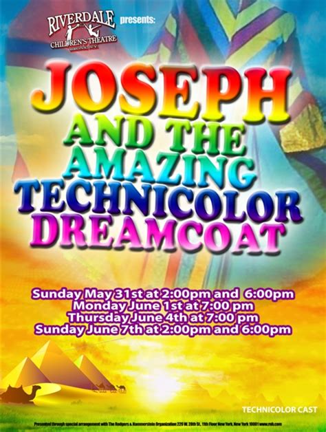 Joseph and the Amazing Technicolor Dreamcoat -Technicolor Cast at ...