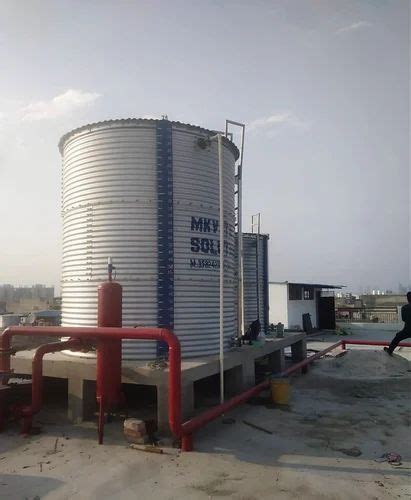 Zincalume Water Tank For Storage 25000 L At Rs 7 8 Litre In Ghaziabad