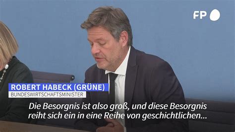 Habeck Deutsche Wirtschaft Wird Um Prozent Schrumpfen Video