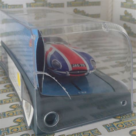 Scalextric C Scale Jaguar E Type Union Jack Slot Car