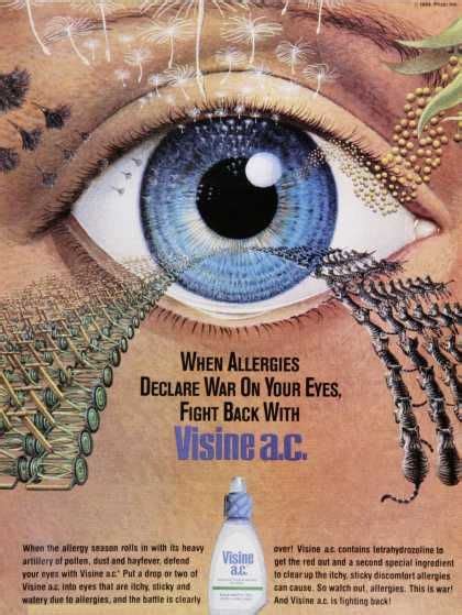 Vintage Medicine Ads Of The 1980s Visine Eye Drops Visine Medicine