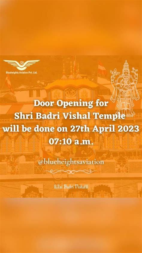 Chardham Yatra 2023 Badrinath Temple Opening Date In 2023 Temple