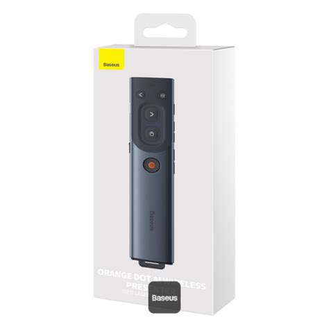 Baseus Online Baseus Orange Dot AI Wireless Presenter Red Laser