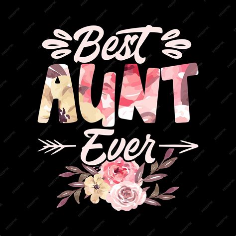 Premium Vector Best Aunt Ever Funny Nephew Retro Vintage Mom And Aunt Tshirt Design