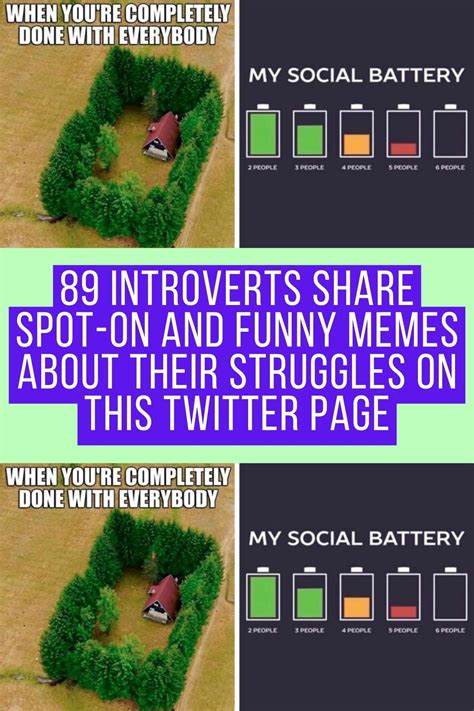 Introverts Share Spot On And Funny Memes About Their Struggles On