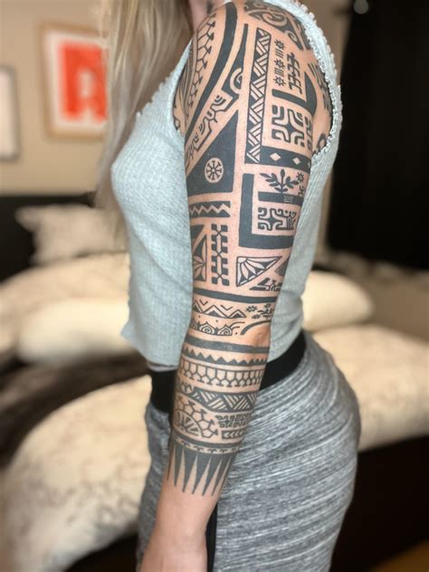 French Polynesian And Filipino Sleeve By Gilles Lovisa Moorea