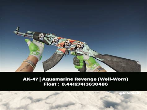 Stickers Worth Ak Aquamarine Revenge Ww Csgo Skins Knives