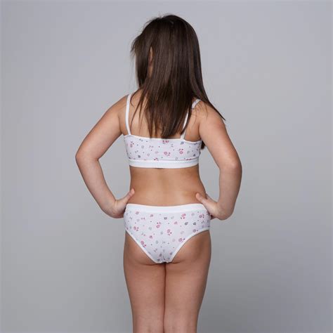 Comprar Conjunto Lingerie Infantil Suti Top Calcinha Menina Mo A A