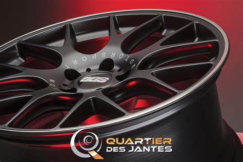 Jante Bbs Ch R Noir Satin X Jantes Alu Jantes Tole Pack