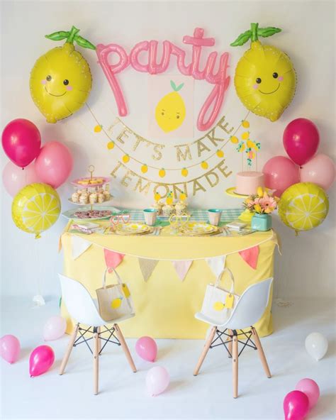 Lemon Party Inspiration For A Lemon Or Lemonade Birthday Party — Sugar