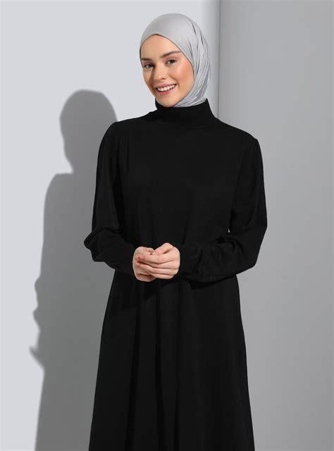 black knit dresses 3