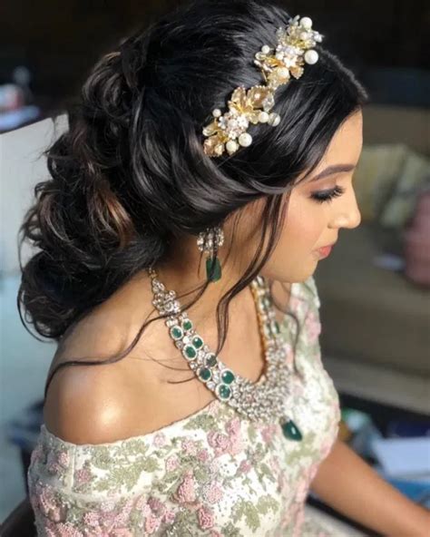 Simple Bun Hairstyle For Lehenga Hair Styles Lehenga Hairstyles