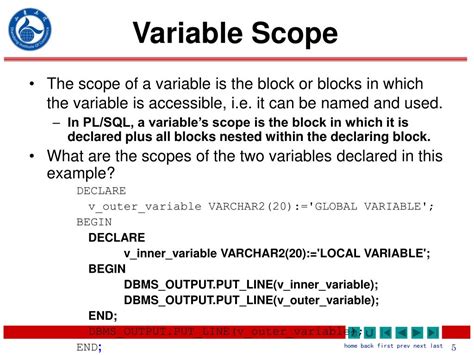 Ppt Nested Blocks And Variable Scope Powerpoint Presentation Free