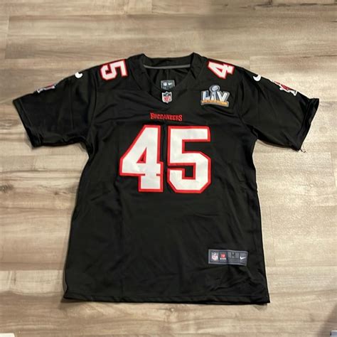 Nike Shirts Devin White Tampa Bay Bucs Jersey Black Edition Size M