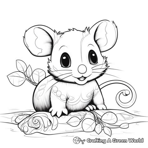 Possum Coloring Pages - Free & Printable!