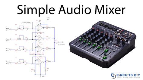 Professional Audio Mixer Circuit Diagram Mixer Circuit Zpag