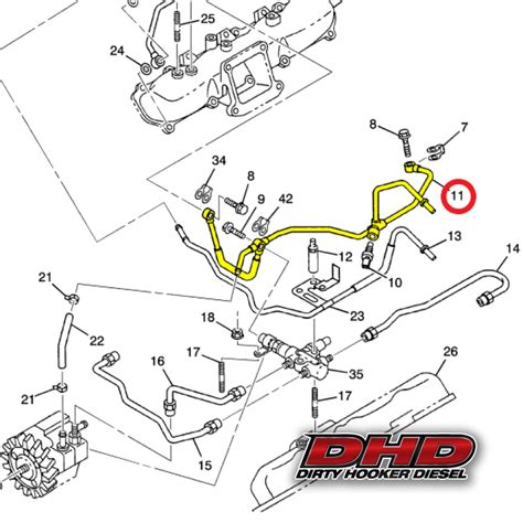 6.6 Duramax Diesel Fuel System Diagram Fuel System Duramax L