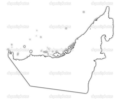 Blank Outline Map Of Uae | Download Them And Print For Outline Map Of ...