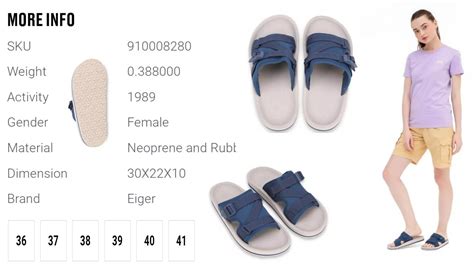 EIGER MARIANNE SANDALS WS 1989 NAVY 910008280 SANDAL EIGER WANITA