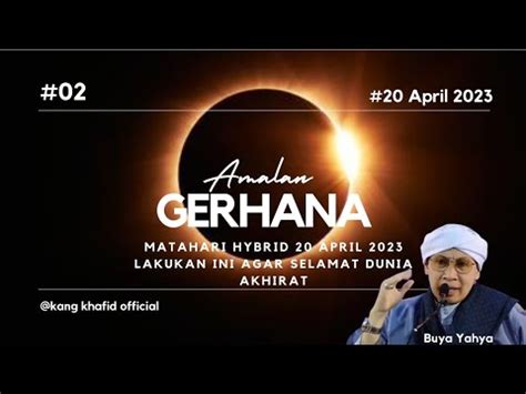 Gerhana Matahari April Lakukan Amalan Ini Tolak Balak Dan