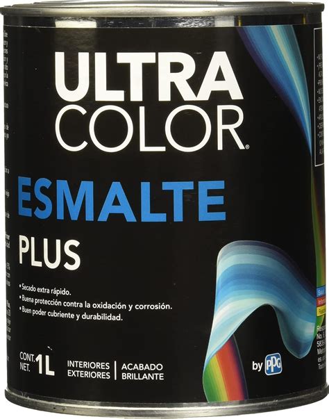 Ultracolor Esmalte Plus Blanco 1 Lt Amazon Mx Herramientas Y