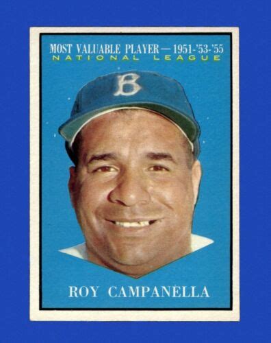 Topps Set Break Roy Campanella Mvp Ex Exmint Gmcards Ebay