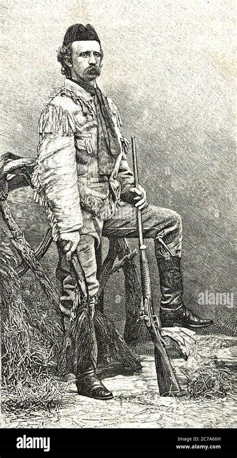 George Custer 1839 1876 Us Army Officer And Cavalry Commander Wearing Buckskin As At Little