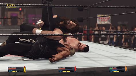 Wwe K Terry Funk Vs The Sandman Vs Cactus Jack Hardcore