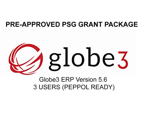 Globe3 Erp Version 56 3 Users Peppol Ready Globe3