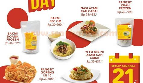 Bakmi Gm Promo Bakmi Gm Day Harga Special Menu Cuma Rp Scanharga