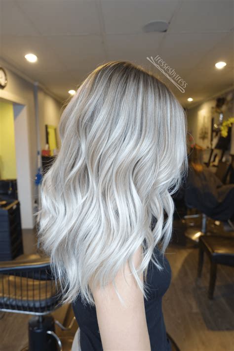 Gray Highlights In Dark Brown Hair Best Silver Blonde Hair Platinum Blonde Hair Color