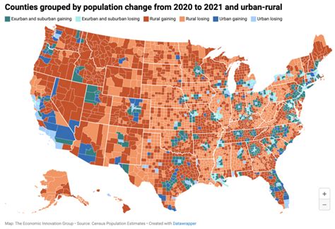 Americans Are Moving Out Of Urban Counties Like Never Before