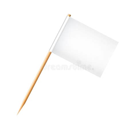 Toothpick Flags Wooden Toothpicks With White Paper Flag Location Mark