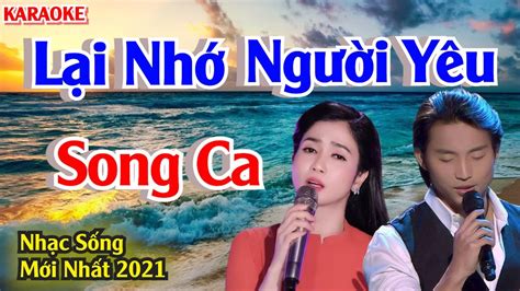 Karaoke L I Nh Ng I Y U Song Ca Nh C S Ng Thanh Phong Organ