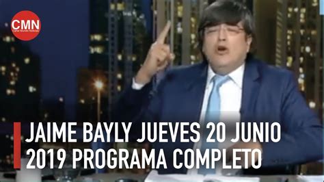 Jaime Bayly Show Jueves De Junio Programa Completo Youtube