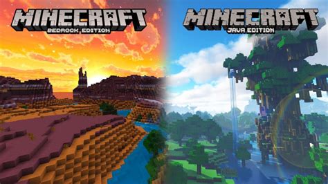 Minecraft Java Edition Vs Bedrock Edition Bagus Mana